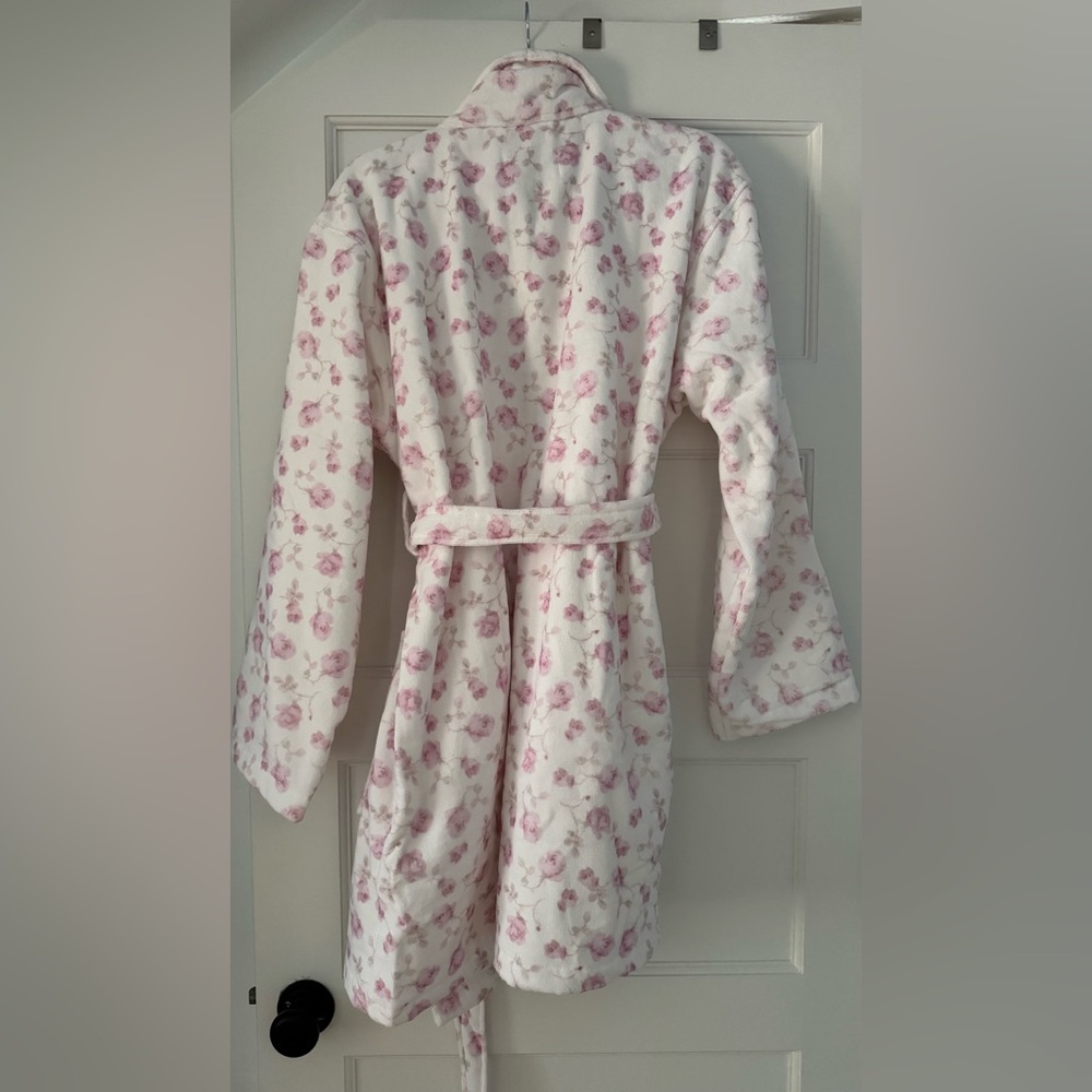 NWT LoveShackFancy Floral Pink Robe - Picture 3 of 6